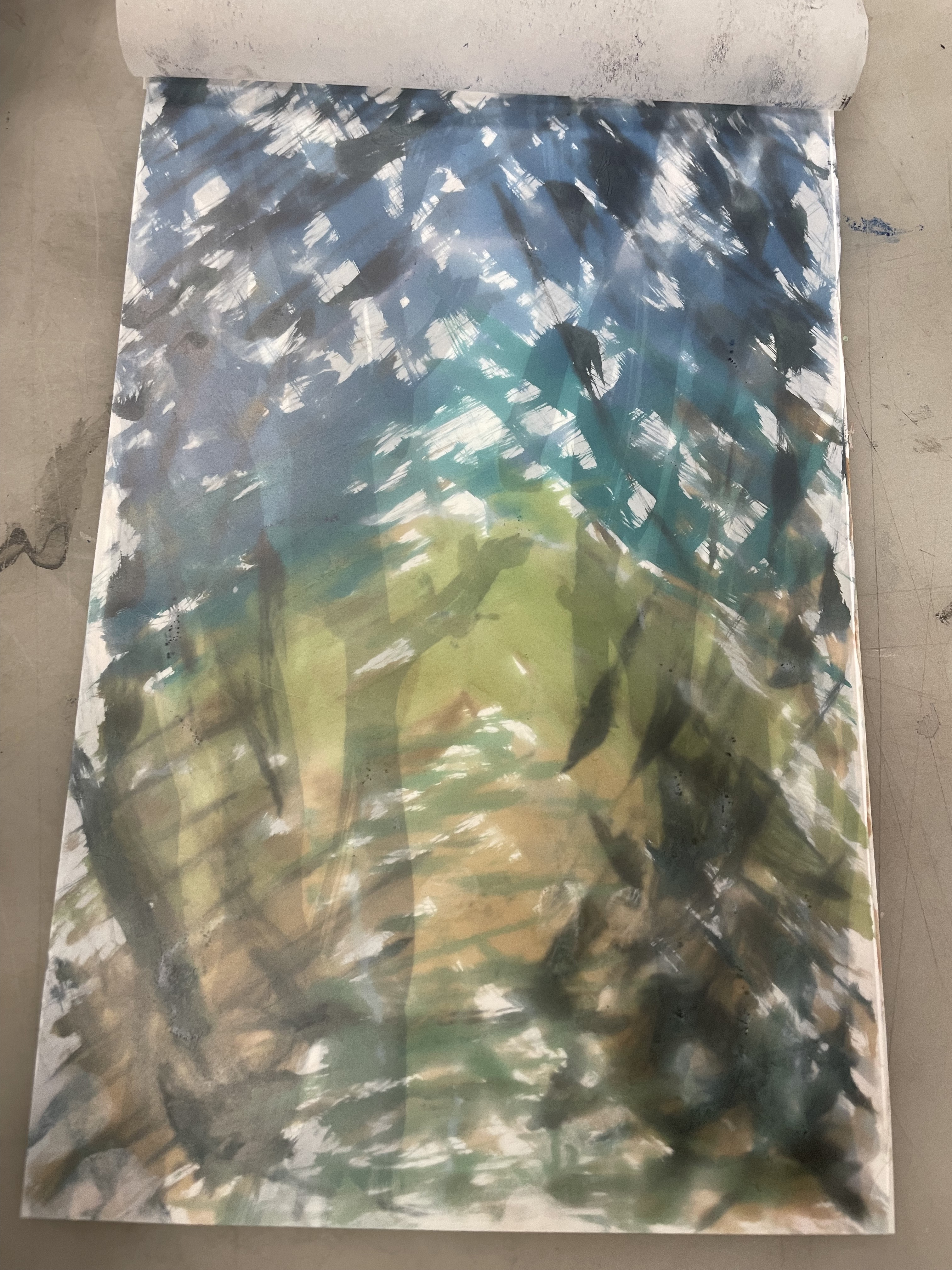 Translucent Drawing – drawing into space